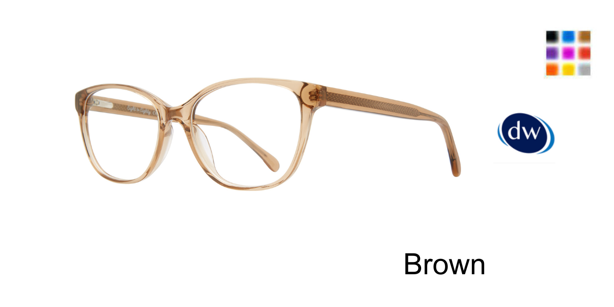 Brown           Eight to Eighty Jenny Eyeglasses