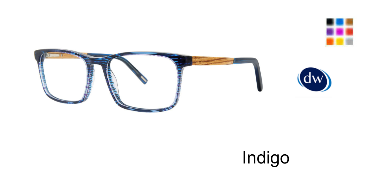 Indigo           Jhane Barnes Parsec Eyeglasses