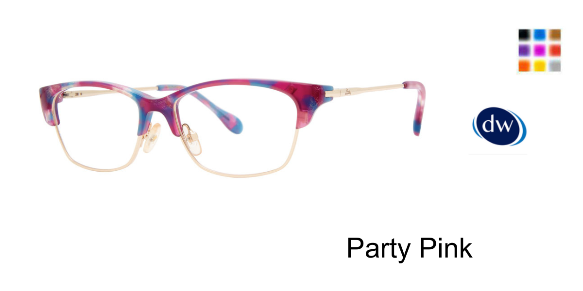 Party Pink      Lilly Pulitzer Bunny Eyeglasses