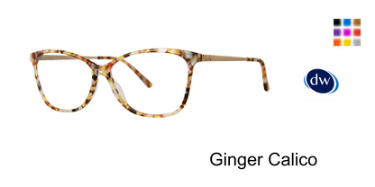Ginger Calico            Elliott Ives Calico Hearts Eyeglasses