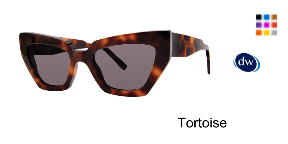 Tortoise      Vera Wang Quad Sunglasses