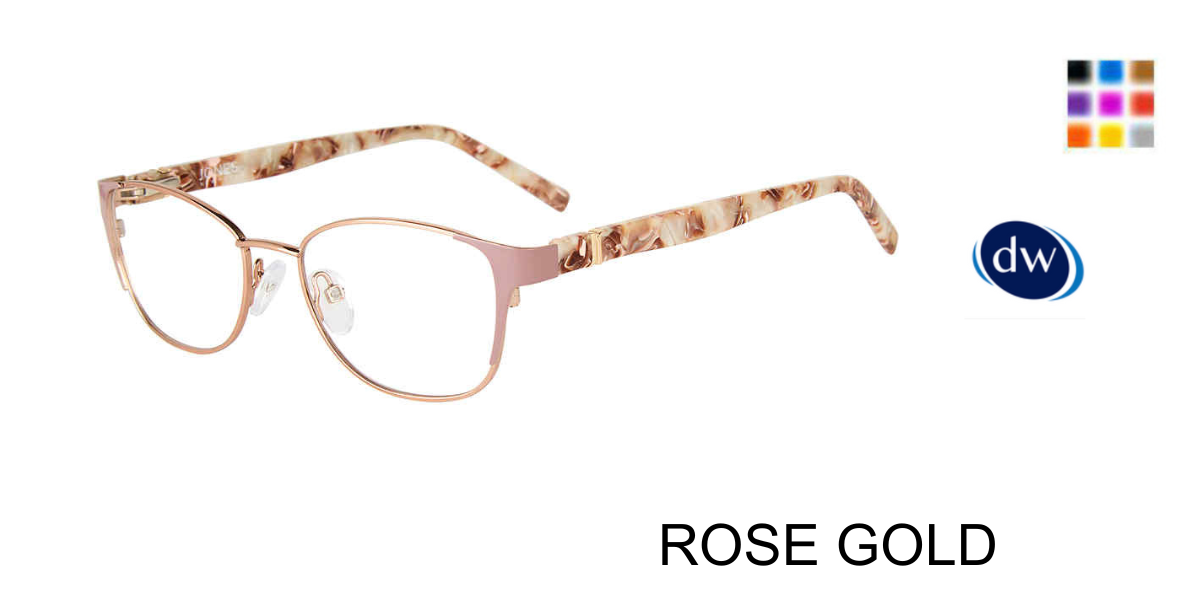 ROSE GOLD Jones New York VJOP154 Eyeglasses