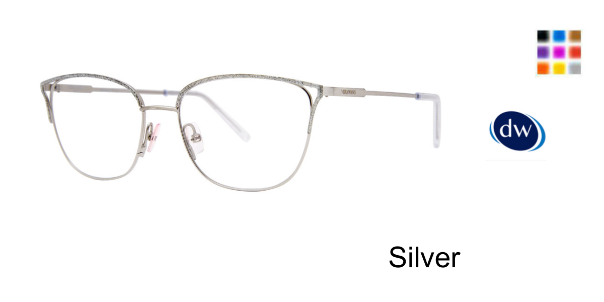 Silver Vera Wang Mara Eyeglasses