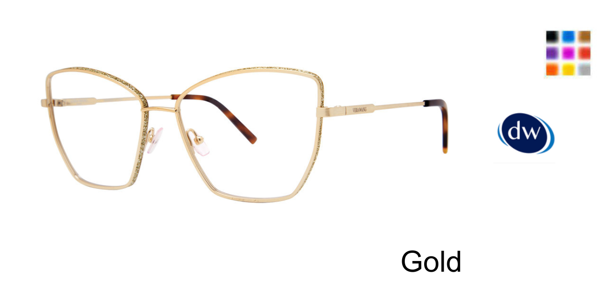 Gold        Vera Wang Nyssa Eyeglasses