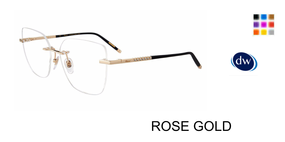 ROSE GOLD     Chopard VCHG25S Eyeglasses