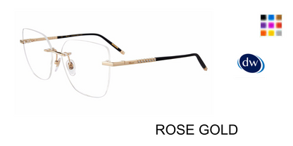 ROSE GOLD     Chopard VCHG25S Eyeglasses