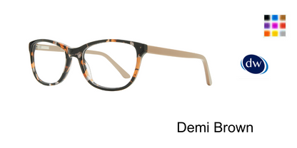Demi Brown             Serafina Penelope Eyeglasses