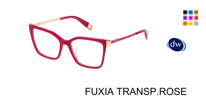 FUXIA TRANSP.ROSE Furla VFU768 Eyeglasses