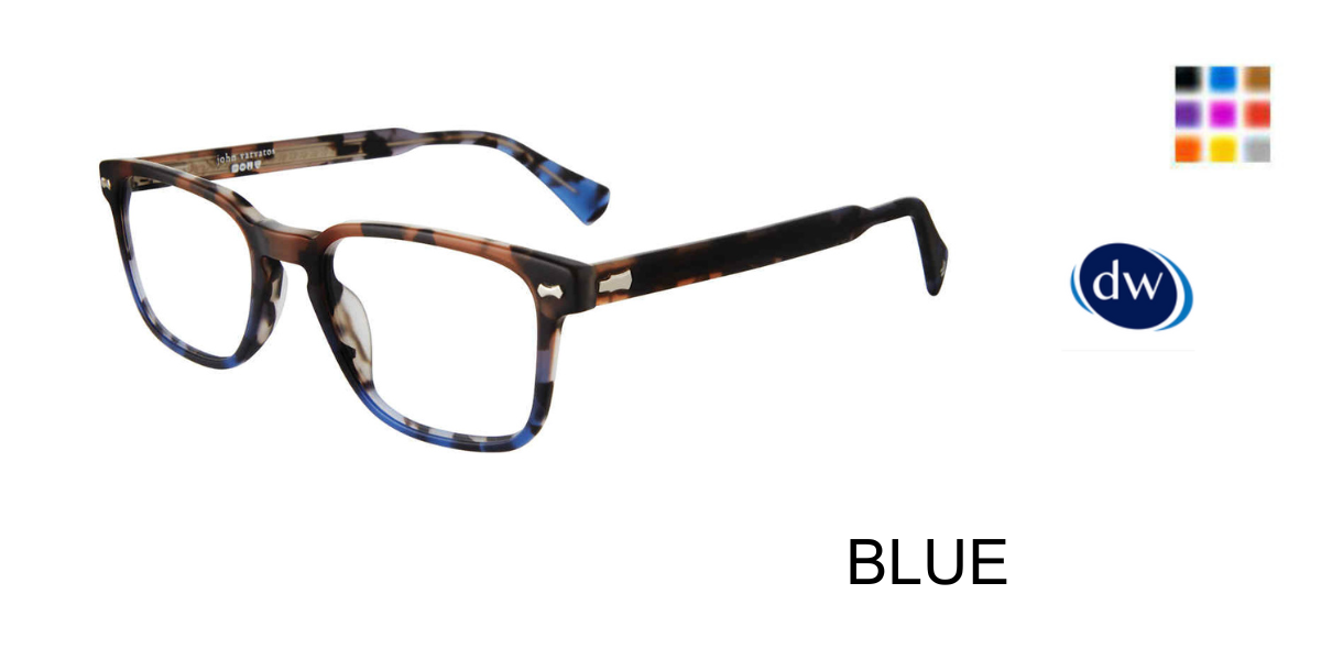 BLUE   John Varvatos VJV433 Eyeglasses
