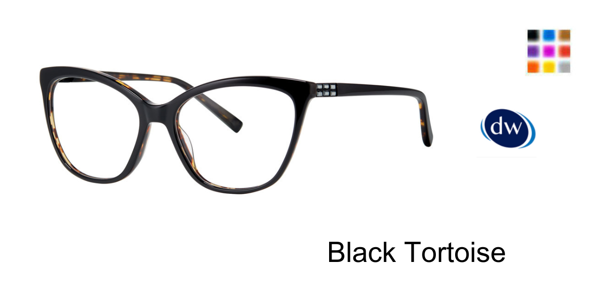 Black Tortoise   Vera Wang Nia Eyeglasses