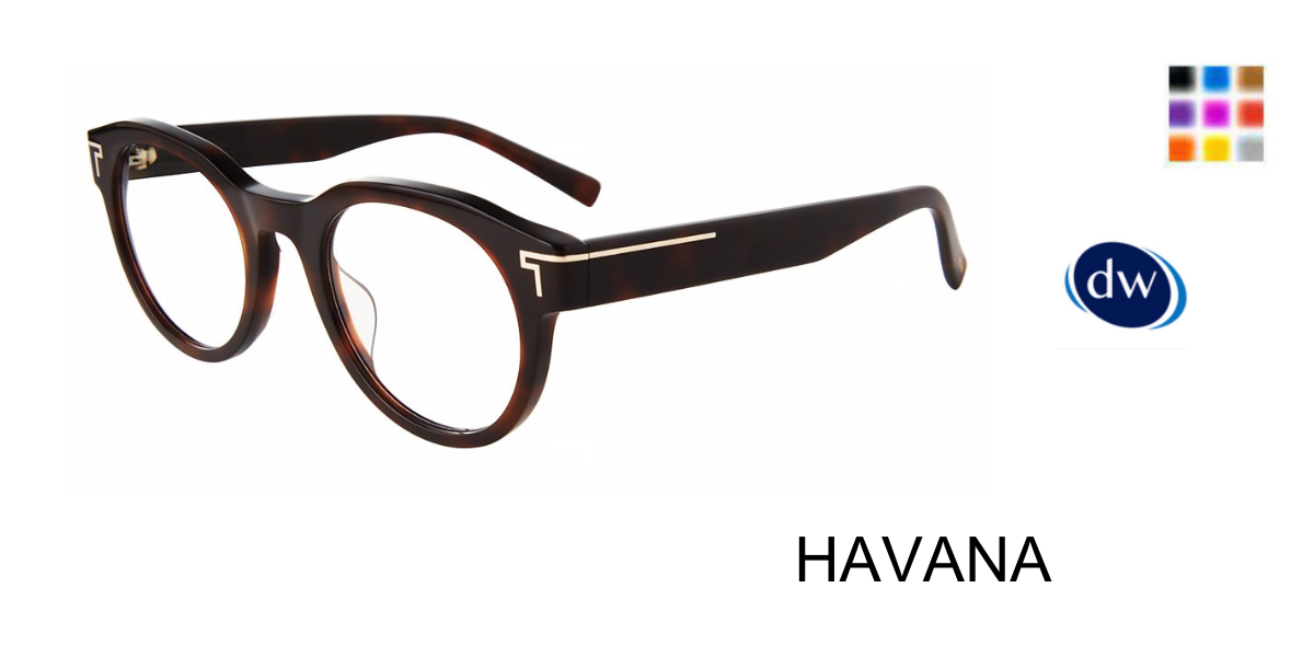 HAVANA         TUMI OPTICAL VTU529 Eyeglasses