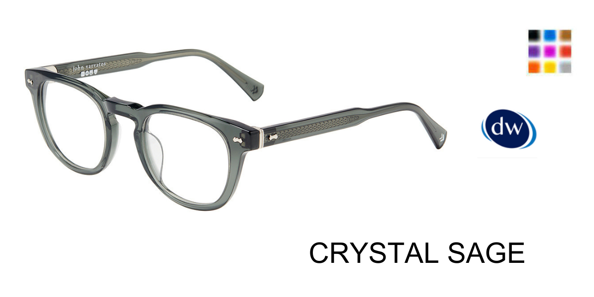CRYSTAL SAGE           John Varvatos VJV444 Eyeglasses