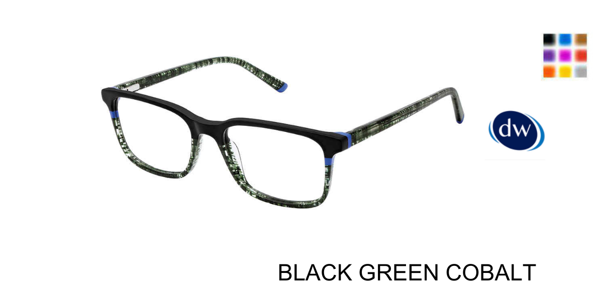 BLACK GREEN COBALT Superflex Kids SFK-308