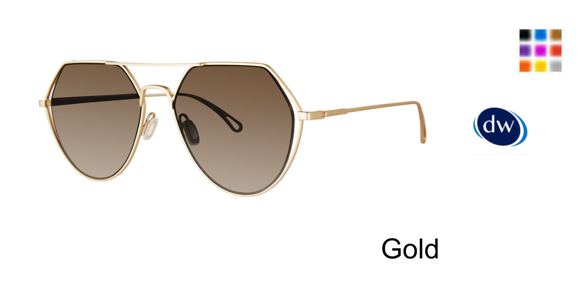 Gold        Vera Wang Ling Sunglasses