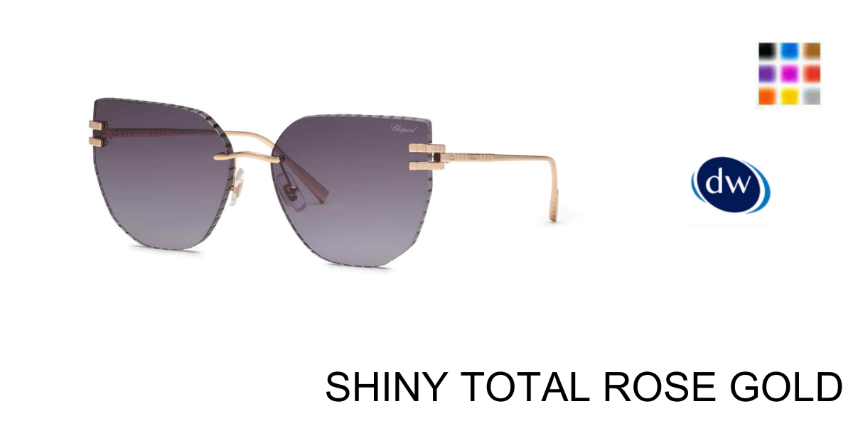 SHINY TOTAL ROSE GOLD 0300            Chopard SCHL54M Eyeglasses
