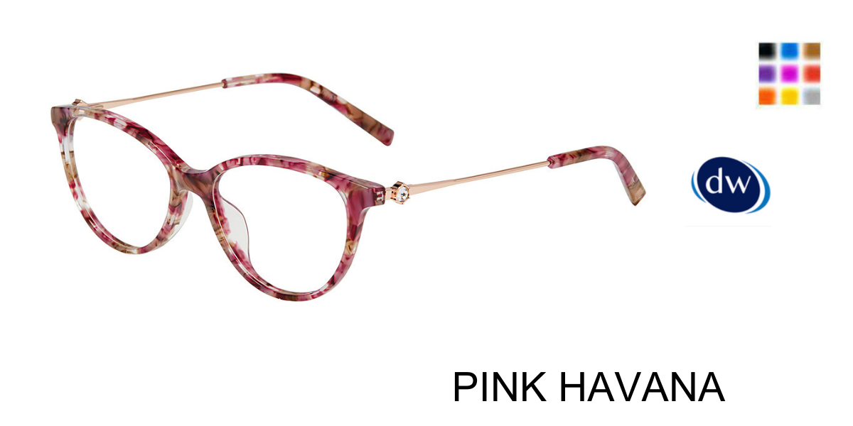 PINK HAVANA Jones New York VJON802 Eyeglasses