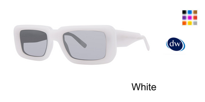 White      Vera Wang Lutz Sunglasses