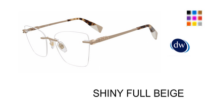 SHINY FULL BEIGE Furla VFU773 Eyeglasses