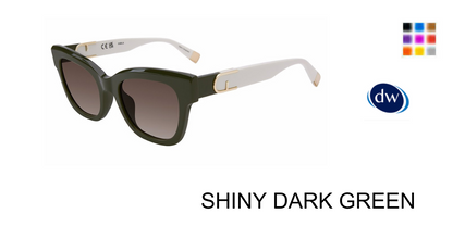 SHINY DARK GREEN Furla SFU814V Sunglasses