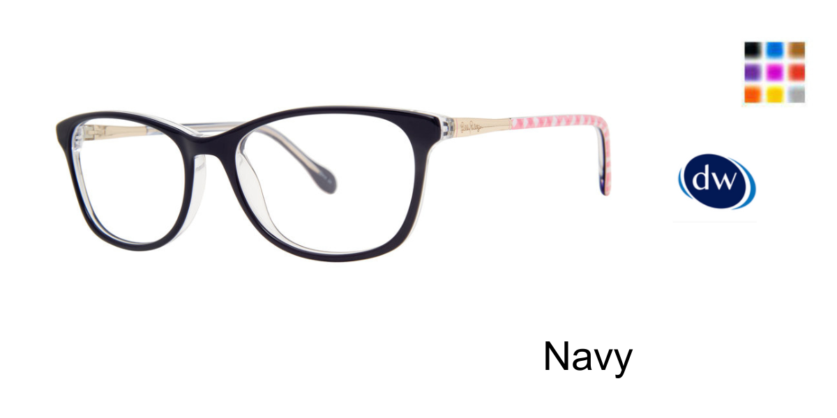 Navy     Lilly Pulitzer Landry Eyeglasses