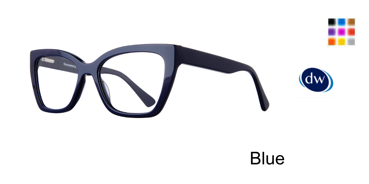 Blue      Eight to Eighty Deanna Eyeglasses