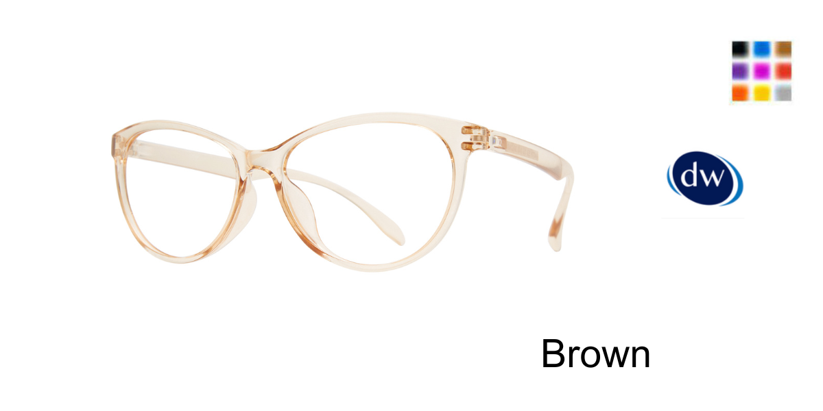 Brown      Eight to Eighty Patty Eyeglasses