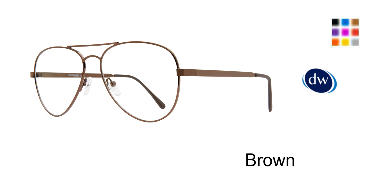 Brown        Affordable Designs Gabe Eyeglasses