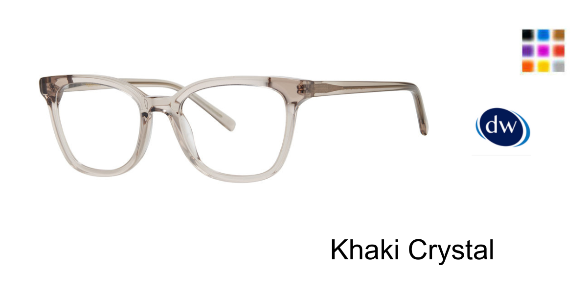 Khaki Crystal     Vera Wang V727 Eyeglasses
