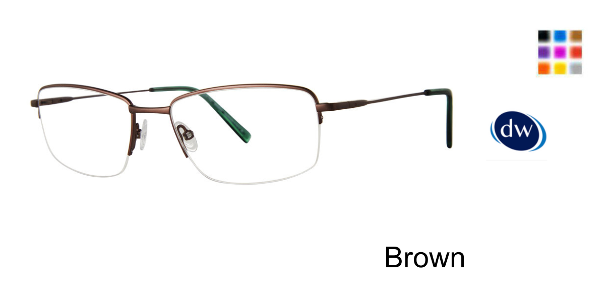 Brown    Elliott Ives Wingnut Eyeglasses