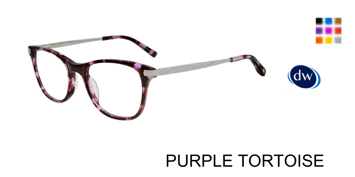 PURPLE TORTOISE Jones New York J238 Eyeglasses