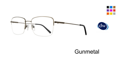 Gunmetal             Lite Design Caden Eyeglasses