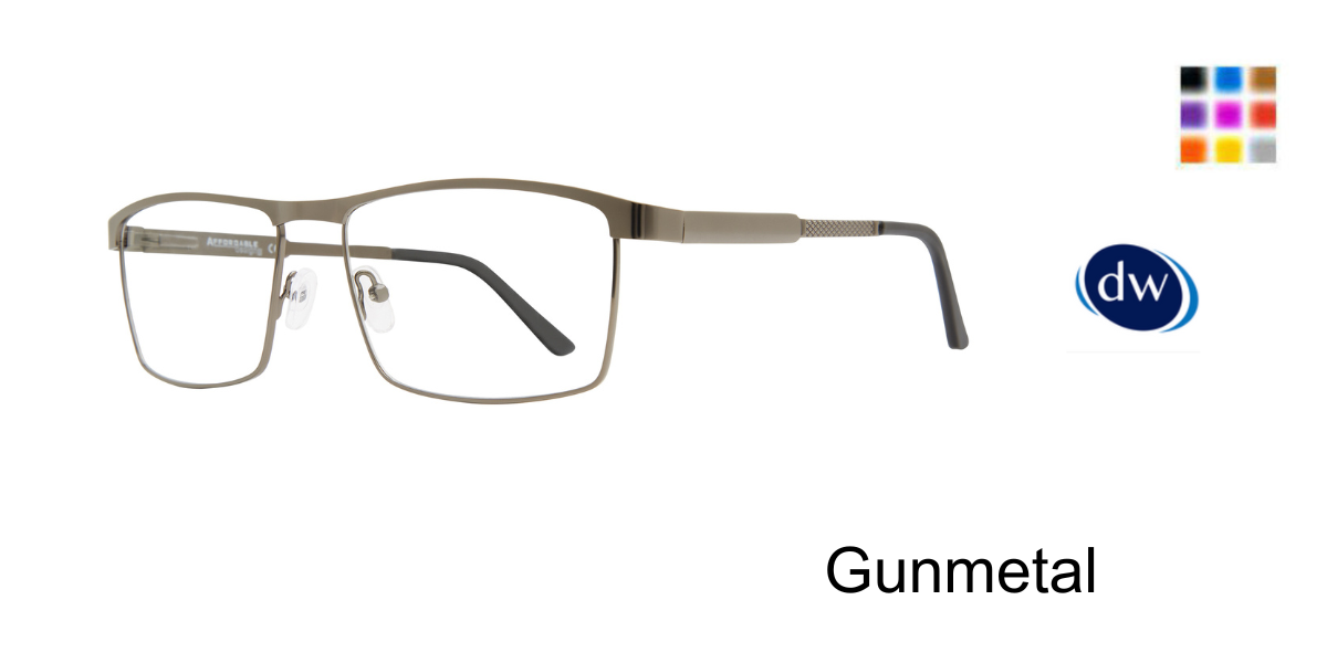 Gunmetal         Affordable Designs Joel Eyeglasses
