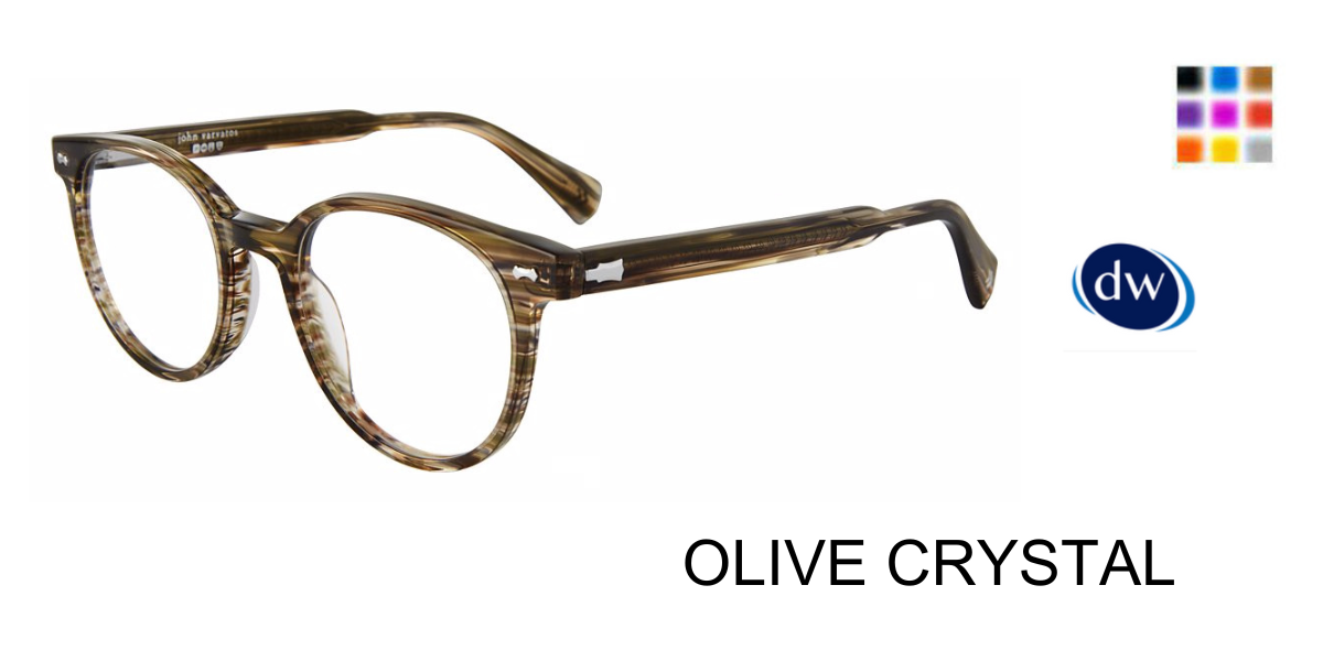 OLIVE CRYSTAL   John Varvatos VJV434 Eyeglasses