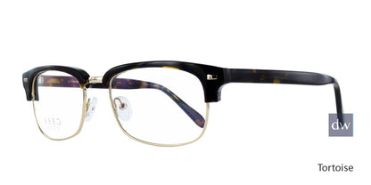 Black/Silver GEEK 201 Eyeglasses