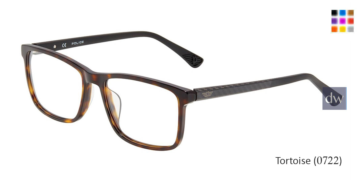 Tortoise(0722) Police VPL959 Eyeglasses.