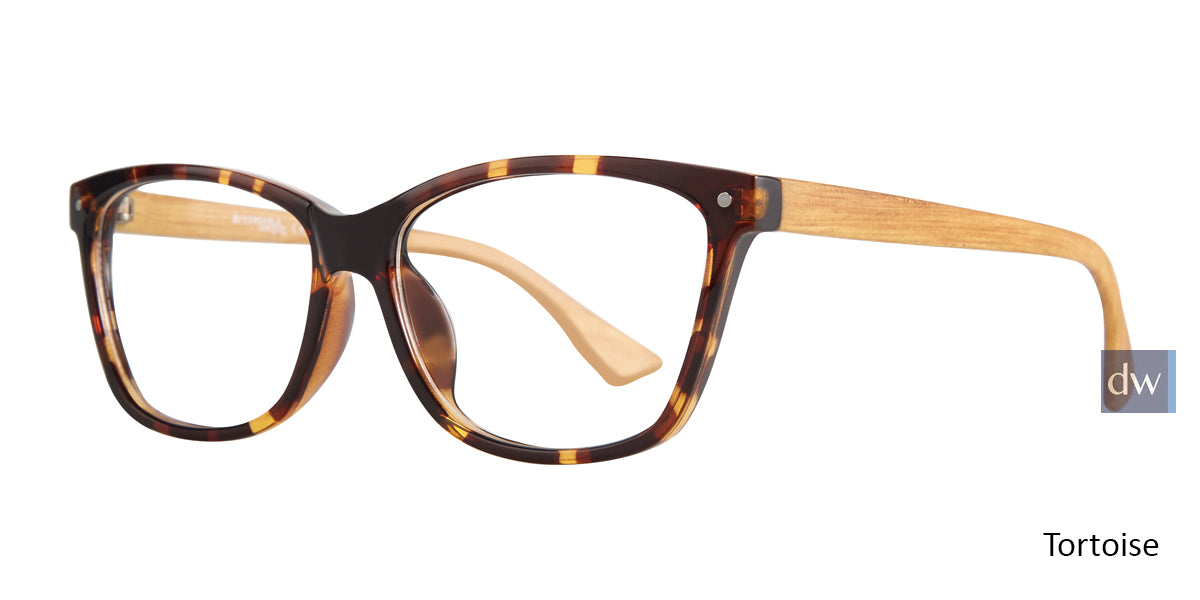 Tortoise Affordable Designs Ellen Eyeglasses.