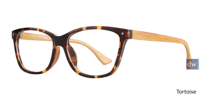 Tortoise Affordable Designs Ellen Eyeglasses.