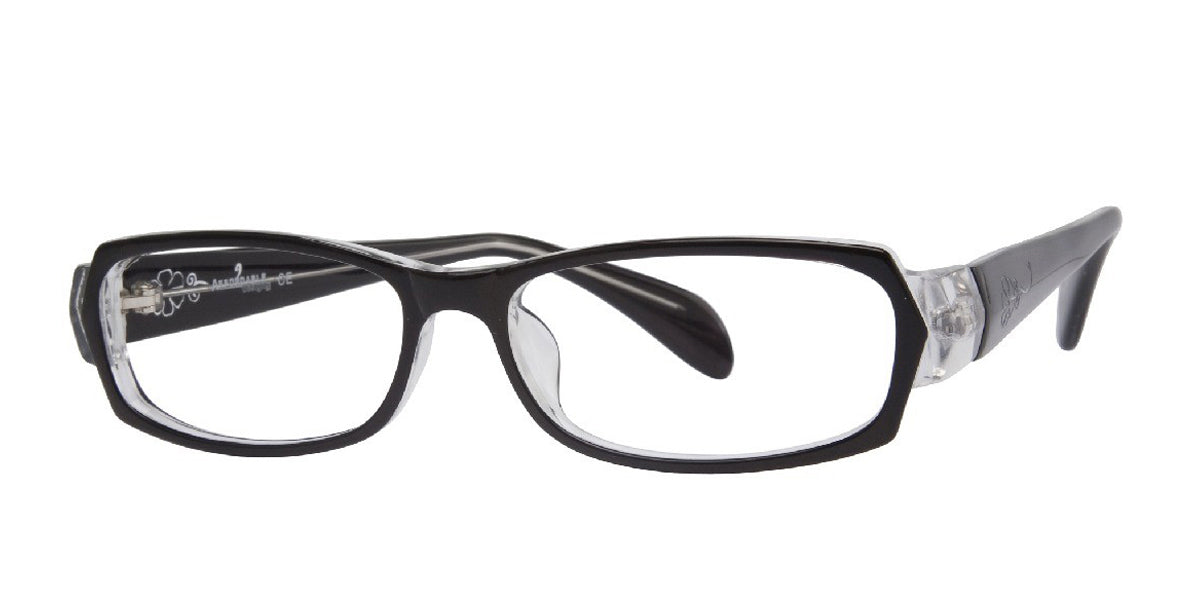 Black Affordable Designs Tre Babe Eyeglasses.