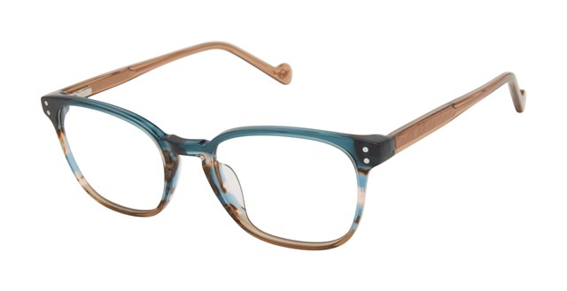 Teal Tortoise  Mini 762006 Eyeglasses.