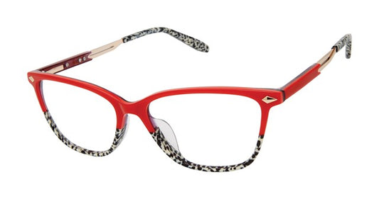 VICTOR GLEMAUD X TURA VGO003 Eyeglasses Red Multicolor