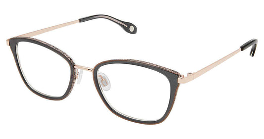 Black Rose Gold Fysh F-3678 Eyeglasses