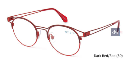Dark Red/Red (30) C-Zone U1205 Eyeglasses - Teenager