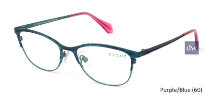 Purple/Blue C-Zone U2225 Eyeglasses - Teenager