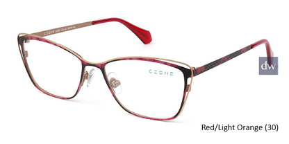 Red/Light Orange (30) C-Zone U2228 Eyeglasses