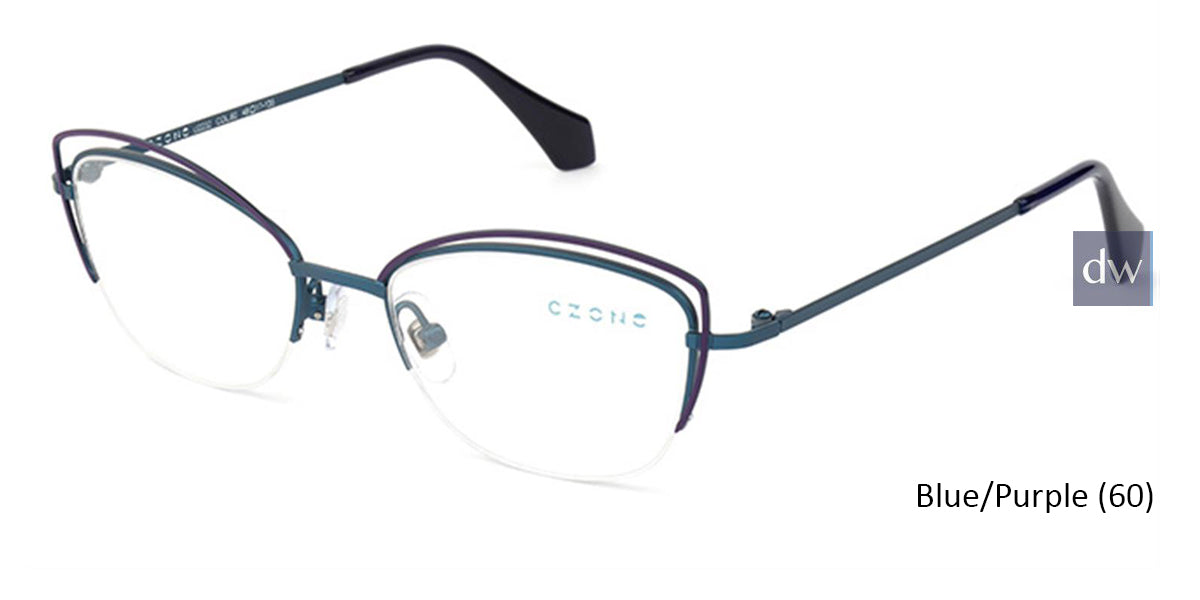 Blue/Purple (60) C-Zone U2232 Eyeglasses - Teenager