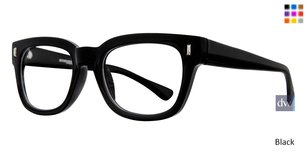Black Affordable Designs Urban Eyeglasses