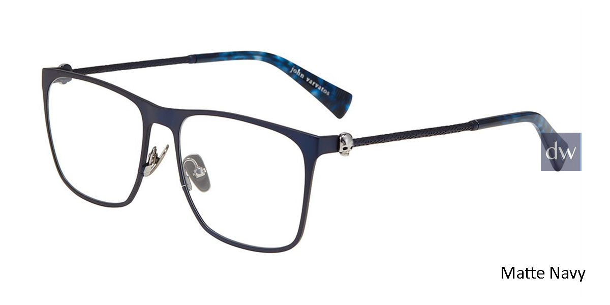 Matte Navy John Varvatos V182 Eyeglasses.