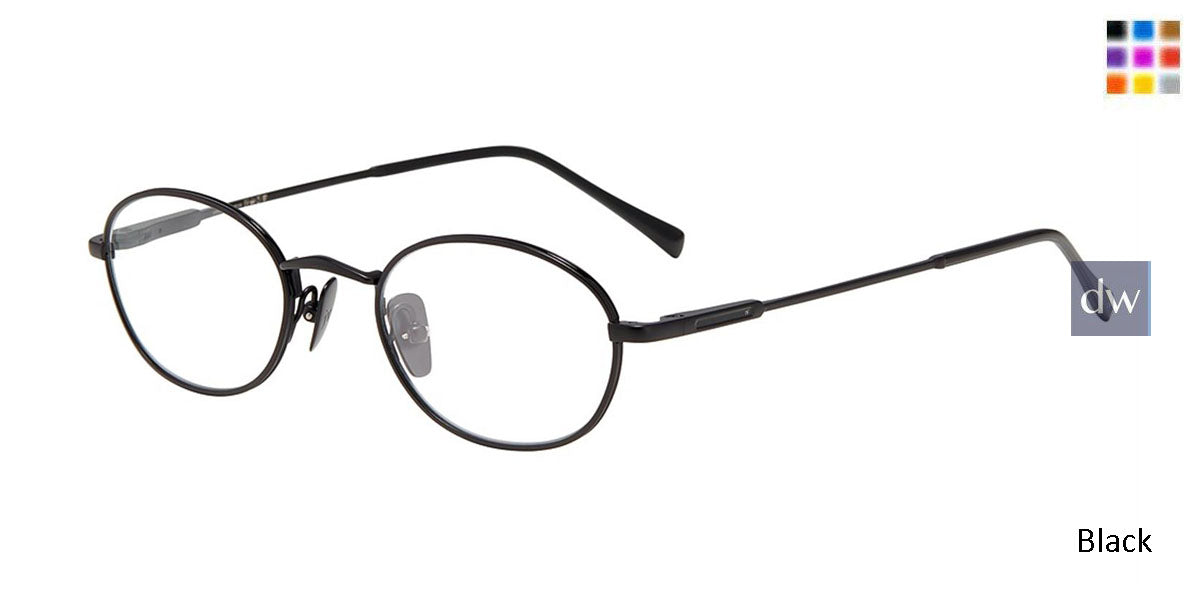 Black John Varvatos V185 Eyeglasses.