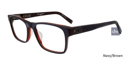 Navy/Brown John Varvatos V409 Eyeglasses.