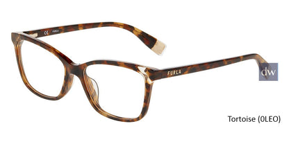 Tortoise 0LEO Furla VFU387V Eyeglasses.